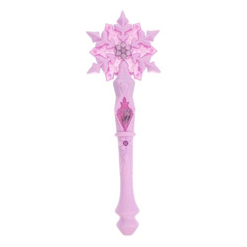 Veemoon Weihnachts-schneeflockenstab, Prinzessin, Leuchtender Leuchtstab für Halloween-partyzubehör, Cosplay-Dekorationen, Rosa Veemoon Weihnachts-schneeflockenstab, Prinzessin, Leuchtender Leuchtstab für Halloween-partyzubehör, Cosplay-Dekorationen, Rosa von Veemoon