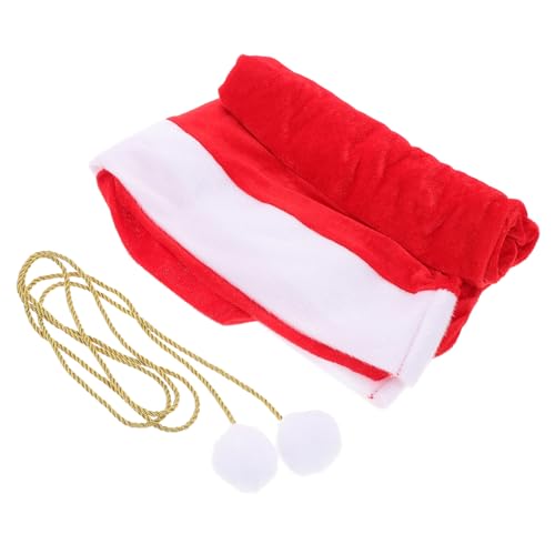 Veemoon Weihnachtsmann-Kordelzugbeutel weihnachtsmannsack Weihnachtsmann Geschenktasche Weihnachtstüten mit Süßigkeiten Heiligabend Tasche Weihnachts-Sankt-Sack Weihnachtssäckchen aus Samt von Veemoon