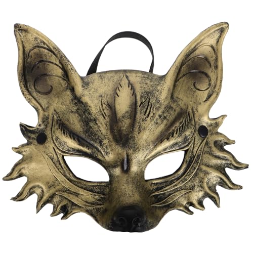 Veemoon Wolf Maske Realistische Halloween Maske für Kostümpartys und Maskenbälle Fesselndes Tierdesign Unverzichtbares Zubehör für Unvergessliche Events von Veemoon