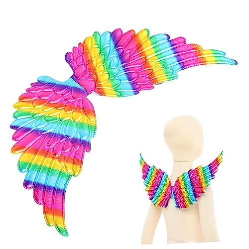 Veemoon Zubehör für Bühnenauftritte Prinzessin Cosplay Flügel Feenflügel Primzahl Kostüm Flügel the hallow heeloween Party Wing Requisiten flügelförmige Engelsverzierung Polyester Colorful Veemoon Zubehör für Bühnenauftritte Prinzessin Cosplay Flügel Feenflügel Primzahl Kostüm Flügel the hallow heeloween Party Wing Requisiten flügelförmige Engelsverzierung Polyester Colorful von Veemoon