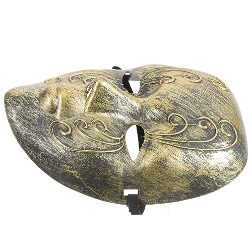 Veemoon halloween masken halloweenmaske Verkleidungsmaske halloween-masken venetian mask goldene Maskerademaske schwarze Maske Maskenpaar Cosplay-Maske Maskerade-Party-Maske Plastik von Veemoon