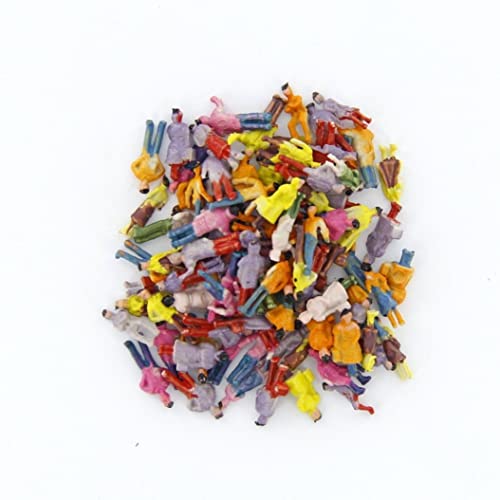 Veesper 100pcs Model Train People Figuren, Miniaturfiguren Lernen Bildung Spielzeug 1: 150 Mini Malled Modell erwachsen winziges Spielzeug für Miniaturszenen farbenfroh Veesper 100pcs Model Train People Figuren, Miniaturfiguren Lernen Bildung Spielzeug 1: 150 Mini Malled Modell erwachsen winziges Spielzeug für Miniaturszenen farbenfroh von Veesper