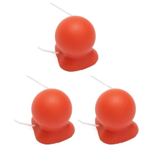 Veesper 3pcs Red uphing quietschende Clown -Nase, Gummi -Clown -Rote Nase mit elastischer roter Hupenquietschende Clown Nase für Erwachsene Halloween Cosplay Weihnachtskostüm -Partyzubehör Veesper 3pcs Red uphing quietschende Clown -Nase, Gummi -Clown -Rote Nase mit elastischer roter Hupenquietschende Clown Nase für Erwachsene Halloween Cosplay Weihnachtskostüm -Partyzubehör von Veesper