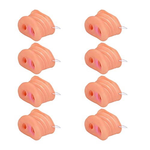 Veesper 8 Stücke Halloween Schwein Nasenkostüm Neuheit Schwein Schwein Schnauze Cosplay -Maske mit elastischer Band für Kinderpartyzubehör von Veesper