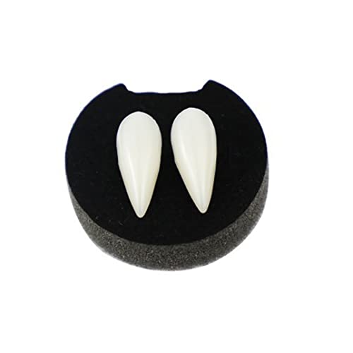 Veesper Künstliche Vampirprothesen Zahnzähne Halloween Kostümparty Cosplay REPS Requisiten Zombie Vampir Zahnzähne mit Kasten Vampirzähne, Vampirzähne 1 Set Veesper Künstliche Vampirprothesen Zahnzähne Halloween Kostümparty Cosplay REPS Requisiten Zombie Vampir Zahnzähne mit Kasten Vampirzähne, Vampirzähne 1 Set von Veesper
