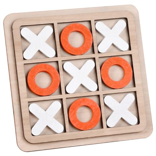 Veesper Tischspiele für Kinder, interaktive Entwicklungsnägungen und Crosses Gam Holz Mini Smooth Geruchfreie XO-Spielbrettspiele für Familienparty, Orange + White Veesper Tischspiele für Kinder, interaktive Entwicklungsnägungen und Crosses Gam Holz Mini Smooth Geruchfreie XO-Spielbrettspiele für Familienparty, Orange + White von Veesper