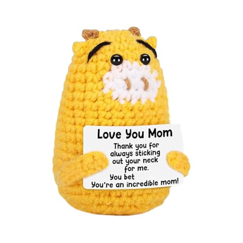 Veeteah Positive Häkeltiere - Giraffen Kollegen-Affirmationen,Positive Tiere Motivations Geschenk Für Kinder Erwachsene Freunde Geburtstag Weihnachten Veeteah Positive Häkeltiere - Giraffen Kollegen-Affirmationen,Positive Tiere Motivations Geschenk Für Kinder Erwachsene Freunde Geburtstag Weihnachten von Veeteah
