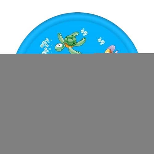 Wassermatte Für Kinder,Outdoor Plantschbecken | Tragbare rutschfeste Wassermatte Für Garten Park Spielzeit Outdoorspaß von Veeteah