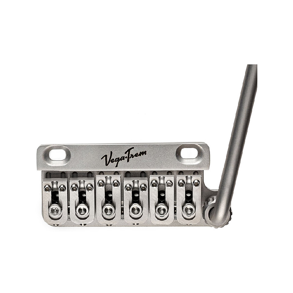 VegaTrem VT-1 Ultra Trem 2 Point Pivot Satin Steel Finish Tremolo von VegaTrem