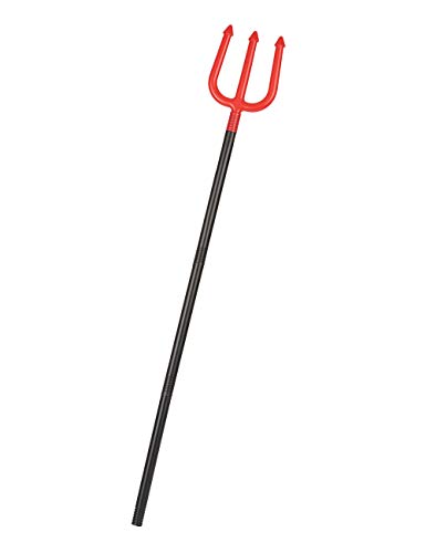 DEGUISE TOI - Gabel rot Teufel 120 cm – [Stab/Besen/Gehstöcke/Zepter/Stöcke/F von DEGUISE TOI