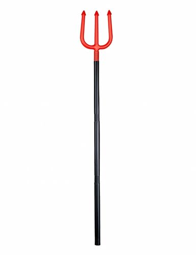 DEGUISE TOI - Gabel rot Teufel 120 cm – [Stab/Besen/Gehstöcke/Zepter/Stöcke/F von DEGUISE TOI