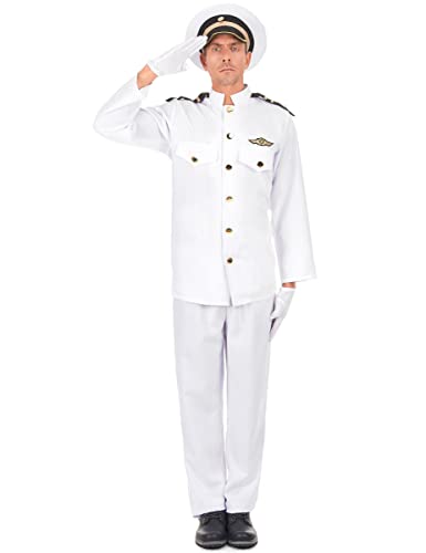 DEGUISE TOI Marineoffizier Kostüm für Herren - Grau, Weiss von DEGUISE TOI