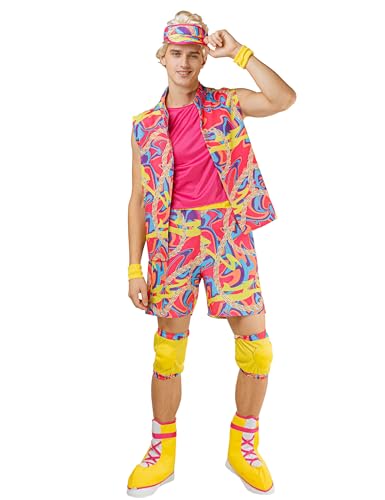 DEGUISE TOI Rollerboy Kostüm für Herren Neonfarben - Multicolore von DEGUISE TOI