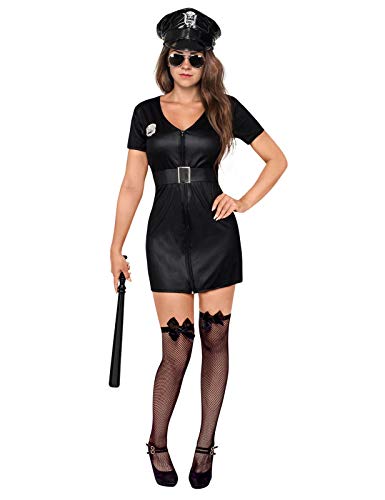DEGUISE TOI Sexy Cop - Polizistin Kostüm für Damen - Schwarz von DEGUISE TOI