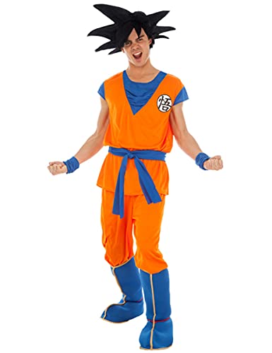 Vegaoo Son Goku-Herrenkostüm Lizenz von Dragonball Z orange - Orange von Vegaoo