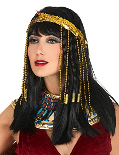 DEGUISE TOI Stirnband Pailletten goldene ägyptische Schlange Damen - Gold von Vegaoo