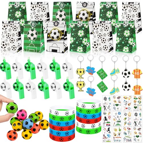72Stk Fußball Mitgebsel Kindergeburtstag Gastgeschenke Set mit Geschenktüten Flummis Schlüsselanhänger Tattoos Silikon Armbänder Fussball Party Mitbringsel Geburtstag Give Aways für Kinder Junge 72Stk Fußball Mitgebsel Kindergeburtstag Gastgeschenke Set mit Geschenktüten Flummis Schlüsselanhänger Tattoos Silikon Armbänder Fussball Party Mitbringsel Geburtstag Give Aways für Kinder Junge von Veilhoho