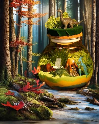 Veitorld Dinosaurier Terrarium Set, Dino Bastelset Nachtlicht, Dinosaurier Spielzeug, Oster Geschenk Junge 8 Jahre Veitorld Dinosaurier Terrarium Set, Dino Bastelset Nachtlicht, Dinosaurier Spielzeug, Oster Geschenk Junge 8 Jahre von Veitorld
