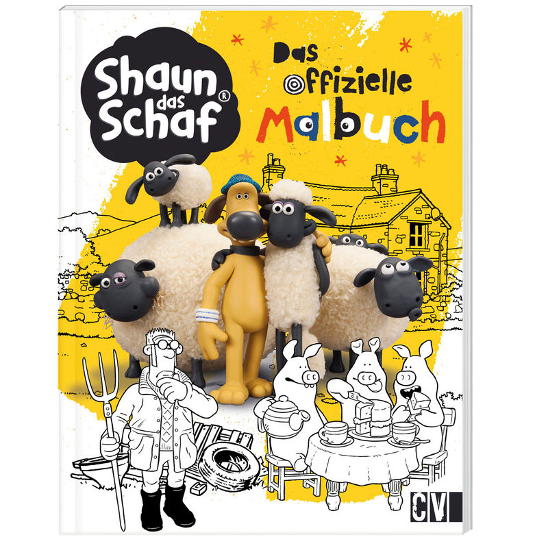 Shaun das Schaf Das offizielle Malbuch von Velber Buchverlag