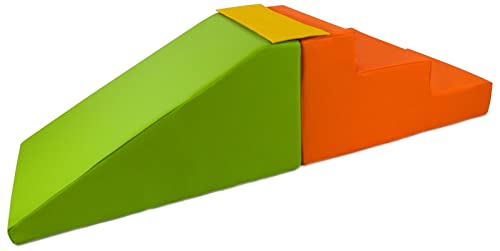 Velinda Großbausteine Schaumstoffbausteine Softsteine Krabbellandschaft Kletter-Set (Farbe: gelb, grün, orange1) von Velinda