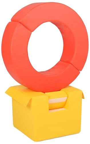 Velinda MiniHoop Großbausteine Softbausteine Schaumstoffbausteine Softplay Spielbaustein (Farbe: gelb, grün, rot, orange1) von Velinda