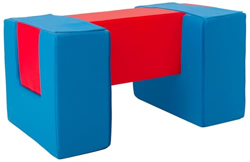 Velinda Steg Klett Großbausteine Softbausteine Schaumstoffbausteine Spielbaustein (Farbe: dunkelblau, rot) von Velinda