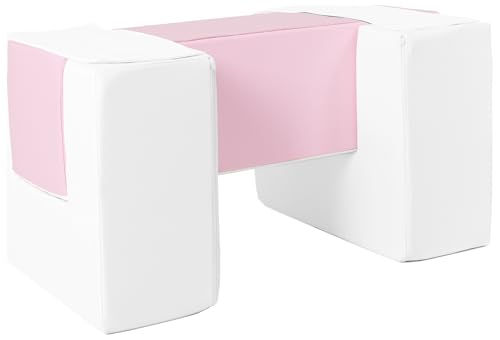 Velinda Steg Klett Großbausteine Softbausteine Schaumstoffbausteine Spielbaustein (Farbe: weiß, pink (Pastell)) von Velinda