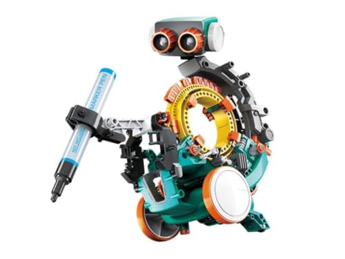 Velleman Roboter Bausatz, Roboter, Programmieren lernen, 5-in-1, Spielzeugroboter, STEM-Konstruktionsspielzeug von Velleman