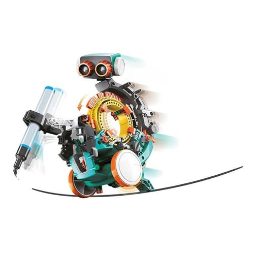 Velleman Roboter Bausatz, Roboter, Programmieren lernen, 5-in-1, Spielzeugroboter, STEM-Konstruktionsspielzeug von Velleman