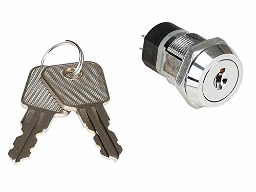 VELLEMAN - KS3 Schlüsselschalter 2 polig Ein/Aus 250VAC/2A Schalter 615010 von VELLEMAN
