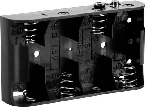 Velleman BH243B Batteriehalter 4x Baby (C) Druckknopfanschluss (L x B x H) 106 x 59 x 22mm von Velleman
