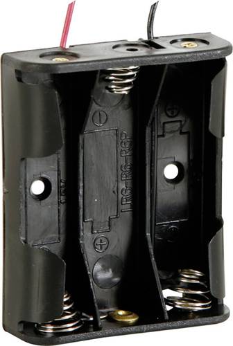 Velleman BH331A Batteriehalter 3x Mignon (AA) Kabel (L x B x H) 58 x 48 x 17mm von Velleman