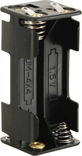 Velleman BH443D Batteriehalter 4x Micro (AAA) Lötanschluss (L x B x H) 53 x 27 x 25mm von Velleman