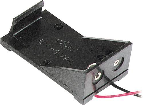 Velleman BH9V Batteriehalter 1x 9V Block Kabel (L x B x H) 55 x 31 x 20mm von Velleman