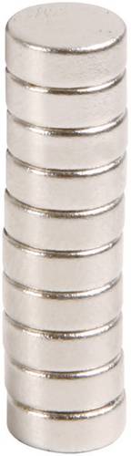 Velleman MAGNET5 Permanent-Magnet Zylindrisch (Ø x H) 8mm x 3mm NdFeB von Velleman