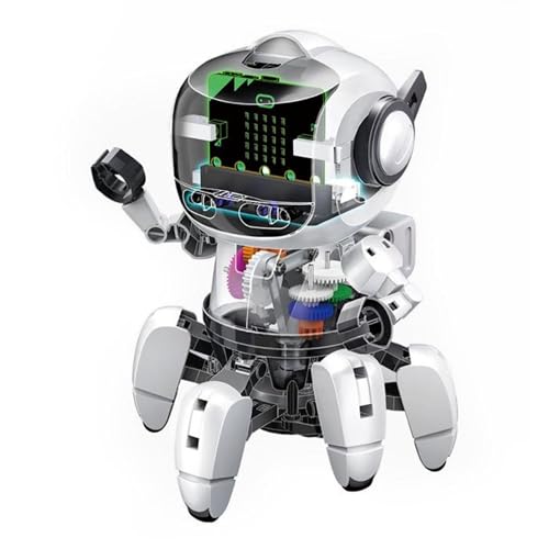 Velleman Roboter Bausatz, Tobbie II, Micro:bit, programmierbarer Roboter für Kinder, STEM-Robotik, Spielzeug programmieren Lernen, Geschenke für Kinder ab 14 Jahre, Elektronik Experimentierkasten Velleman Roboter Bausatz, Tobbie II, Micro:bit, programmierbarer Roboter für Kinder, STEM-Robotik, Spielzeug programmieren Lernen, Geschenke für Kinder ab 14 Jahre, Elektronik Experimentierkasten von Velleman