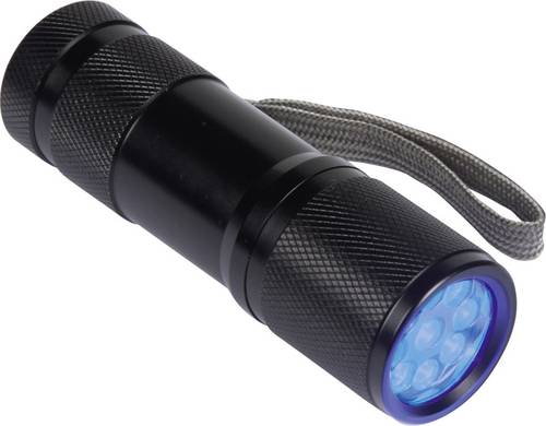 Velleman UV-9 UV-LED Taschenlampe batteriebetrieben 58g von Velleman