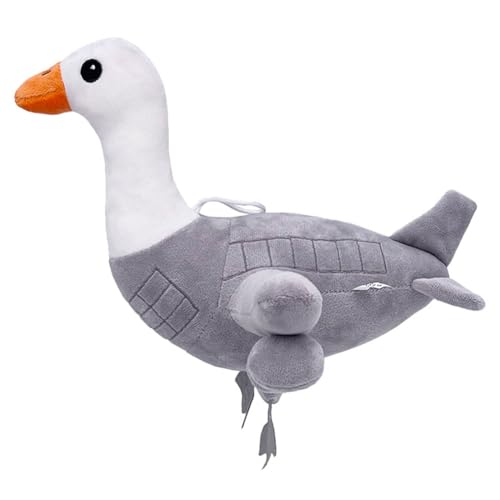 VeloStreamus Tralalero Tralala PlüSchfigur,Lustiges Italian Brainrot PlüSchtier,Weicher Hai Mit Sneakers,Perfekt FüR Kinder & Erwachsene,SammlerstüCk,Kuscheltier FüR Fans. (Plane Goose) von VeloStreamus