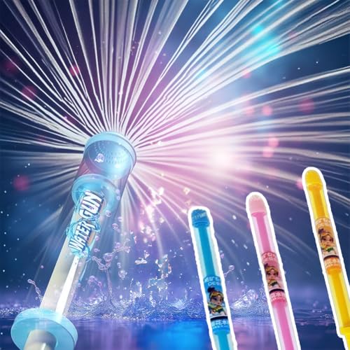 Wasserpistole Fireworks Spielzeug,17,7" Starlight Splash Spritzpistole Mit Feuerwerkseffekt,Reichweite Bis 8m,Sommer Spaß FüR Kinder & Erwachsene,3/4er Set Wasserspielzeug Kinder Outdoor. (3PCS) von VeloStreamus