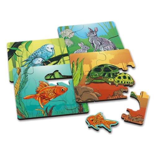 Vemkel Holz Puzzles Mama und Baby, Spiele ab 3 Jahren, Holz Puzzle ab 3 Jahre, Jigsaw Puzzle, Lernspiele ab 3 Jahre, Vorschule Spiele für Kleinkinder — 4 Puzzles Vemkel Holz Puzzles Mama und Baby, Spiele ab 3 Jahren, Holz Puzzle ab 3 Jahre, Jigsaw Puzzle, Lernspiele ab 3 Jahre, Vorschule Spiele für Kleinkinder — 4 Puzzles von Vemkel