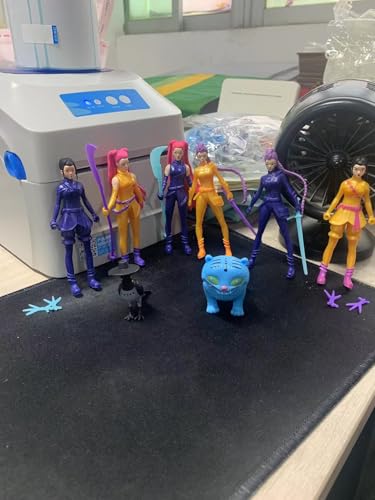 Huntrix Merch Figur - K-Pop Demon Hunters Tiger Birds Anime Spielzeug Figur Sammelstoffpuppe - Geschenk für Jungen & Mädchen Anime-Fans (8 Stück) von Ventufelix