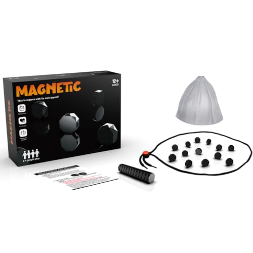 Spritzguss-Magnetisches Schachspiel, (12 Jahre und älter) Tisch Magnetic mit Magnetischer Wirkung, Schach Puzzle Checkers Spiel, Tragbares Magnetspiel Schach, Erwachsene Partyzubehör für Camping Reise von Ventufelix