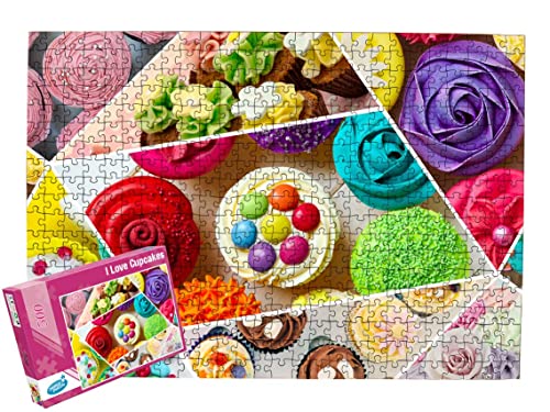 500 Teile Puzzle I LOVE CUPCAKES Cupcakes Puzzle 500 Teile Puzzle für Erwachsene und Familien von Venus Puzzle