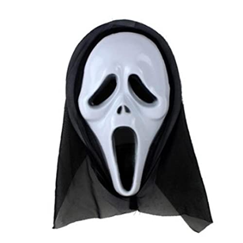 Vepoty Maske Leichentuch, Halloween Scream Maske Vollkopfmasken Scary Masken Party Horror Kostümzubehör Accessoire Vepoty Maske Leichentuch, Halloween Scream Maske Vollkopfmasken Scary Masken Party Horror Kostümzubehör Accessoire von Vepoty