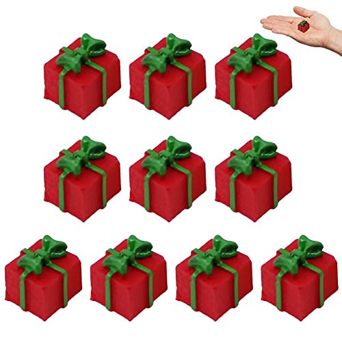 Vepoty Simulation Mini-Geschenkboxen 10 Stück Puppenhaus-Geschenk verpackte Geschenkboxen Ornament Puppenstuben-Zubehör im Maßstab 1/12 von Vepoty