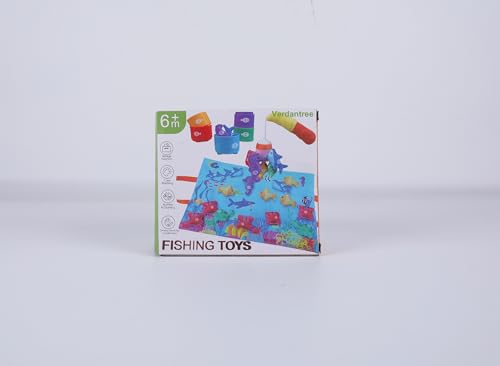 Verdantree Baby Spielzeug ab 1 2 Jahr, Angelspiel für Kinder 6 12 Monate, Lernspiele, Motorikspielzeug, Montessori Spielzeug, Fische Angeln Spiel - Kleine Geschenke von Verdantree