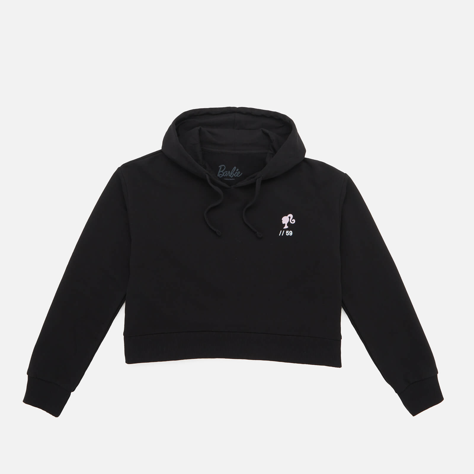 Barbie 1959 Logo Women's Cropped Hoodie - Black - XS - Schwarz Barbie 1959 Logo Women's Cropped Hoodie - Black - XS - Schwarz von VerkyNeko