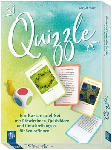 Quizzle - Kartenspiel-Set: EIN Kartenspiel-Set mit Rätselreimen, Quizbildern und Umschreibungen für Senioren und Seniorinnen Quizzle - Kartenspiel-Set: EIN Kartenspiel-Set mit Rätselreimen, Quizbildern und Umschreibungen für Senioren und Seniorinnen von Verlag An Der Ruhr
