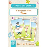 Bildergeschichten - Tiere (Kinderspiel) von Verlag an der Ruhr GmbH