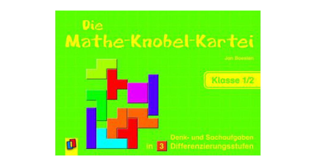 Buch - Die Mathe-Knobel-Kartei, Klasse 1/2 von Verlag an der Ruhr